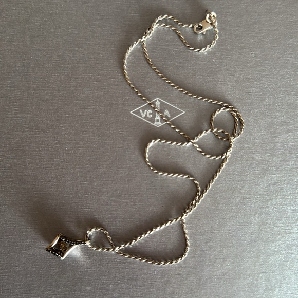 Kay Jewelers 925 Sterling Silver Diamond Pendant Necklace in Excellent Condition - Picture 3 of 9